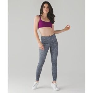 Lululemon Wunder Under Pant Hi-Rise Rio Mist White Black 4